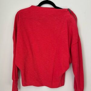 We the Free Nikala Red off the shoulder top